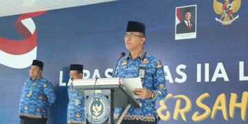 Lapas Labuhan Ruku Peringati Hari Pahlawan, Kalapas Ajak Pegawai dan WBP Terus Bergerak Melanjutkan Perjuangan.